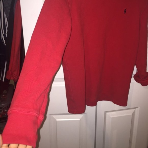 Polo Ralph Lauren Cotton Red Long Sleeve - Picture 3 of 6